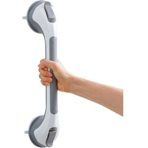 Suction Cup Handle for Bathroom Shower Grab Bars Strong Grip for Disabled, Safety Shower Handle Support up to 109 kg - Gray - Alwaysh
