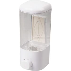 Alwaysh - Wall Mounted Soap Dispenser, Plastic Manual Liquid Soap Shampoo Lotion Dispenser