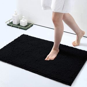 Alwaysh - 1 Chenille Bath Mat, Extra Soft and Absorbent Shaggy Bathroom Mat, Machine Washable, Plush Non-Slip Rug for Tub, Shower, Bathroom (41 x 61
