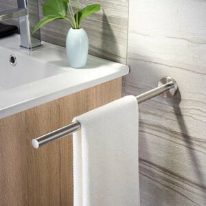 Alwaysh - Towel Bar 40 cm Wall Mounted Towel Bar Towel Bar Brushed Stainless Steel