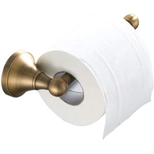 CYSLMUK Antique Toilet Paper Holder Kitchen Paper Bar Brass Bathroom and Kitchen Wall Mounted Toilet Roll Holder, Brushed Bronze