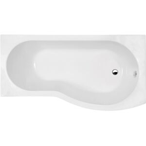 BALTERLEY B Shape Right Hand Shower Bath Tub & Leg Set - 1700mm