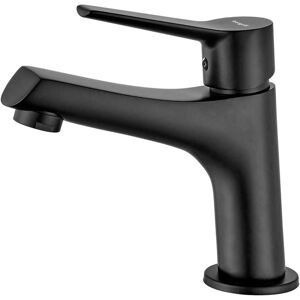 Gotrays - Basin Mixer Tap, Bathroom Mixer Tap, Silent Ceramic Pull-Out Mixer Tap, Hand Wash Basin Mixer Tap with Water Saver, Black (150mm)