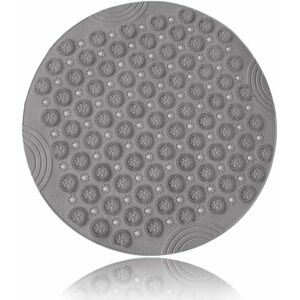 HOOPZI Bath Mat Non-Slip, Round Shape Shower Mats Mildew Resistant PVC Bathtub Mats with Suction Cups, Antibacterial Durable Mildew Resistant Foot Massage