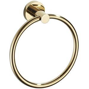 ZVD Bathroom Accessory Sets of 3 Pieces Bathroom Accessory Hooks, Toilet Paper Holder, Towel Ring Stainless Steel Toilet Wall Mounted - Brushed Gold