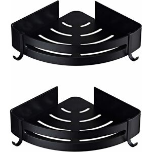 TINOR Bathroom Corner Shelves,Shower Shelf Corner Shelf No Drilling Shower Basket Caddy Shower Organiser Storage Corner Adhesive Aluminum Wall Mounted with