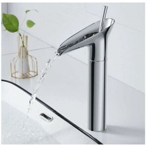 Ymyny - Bathroom Faucet, Bathroom Tap, Retro Chrome Single Handle Basin Mixer, Bathroom Mixer, Brass Basin Faucet Basin Faucet