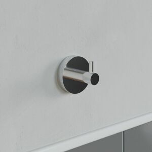 Architeckt - Bathroom Robe Towel Hook Holder Chrome Round Wall Mounted Stylish Modern