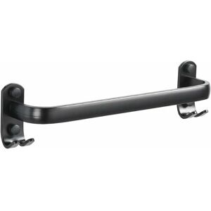 Dewdat - Bathroom Towel Bar - Wall Mounted Kitchen Towel Rack - Black - 40cm