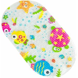 Bathtub Bath Mat - Cartoon Printed Baby Bathtub Mat, Anti-Slip Tub Mat & Mildew Proof Shower Mat with Strong Suction Cups for Baby Kids - Alwaysh