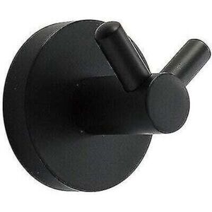 YMYNY Black Stainless Steel Bathroom Accessory Set Bathroom Accessories Set Toilet Paper Holder Shelf Toilet Brush Holder mumu