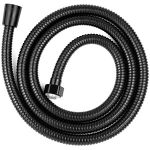 Cyslmuk - Black Universal Shower Hose 2m Stainless Steel Flexible Shower Hose Anti-Twist and Anti-Corrosion G1/2
