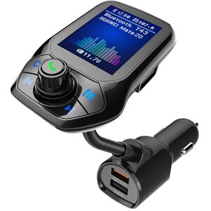 Tlily - Bluetooth 5.0 fm Transmitter Car usb MP3 Player Wireless Handsfree Car Kit with QC3.0 Car Quick Charge Car Accessories