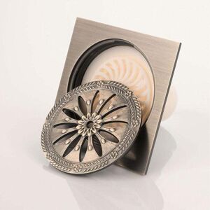 Ymyny - Brass Shower Drain, Square Floor Siphon, Anti-odor Shower Grate for Bathroom, Large Caliber 10 x 10 cm, Bathroom Accessories