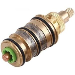 ZVD - Brass Thermostatic Cartridge and Handle for Bath Mixer Tap Shower Bar Faucet Cartridge