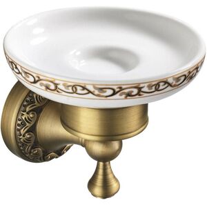 Linghhang - Bronze Color Soap Dish with Wall Mount Brass Shower Soap Holder in Antique Style High Quality with Timeless Design Ideal for Bathroom