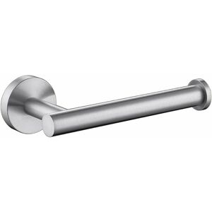 DEWDAT Brushed Nickel SUS304 Stainless Steel Toilet Paper Holder, Modern Round Toilet Roll Holder, Wall Mount, Bathroom Toilet Roll Dispenser 5 inch tp