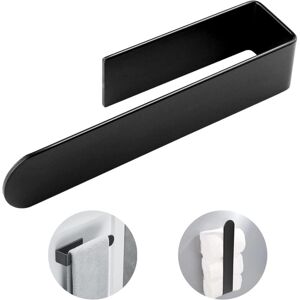 Ccykxa - Bathroom Towel Holder, Adhesive Wall Mounted Towel Rack No Drilling, Self-Adhesive Stainless Steel Towel Rack for Kitchen Toilet (Black 23