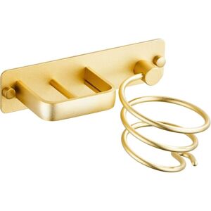 Ccykxa - Gold)Hair Dryer Holder, Hair Straightener Stand with Cable Management, Metal Wall Mount for Storing Hair Dryer, Hair Straightener, Hair