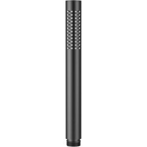 Ccykxa - High Pressure Brass Water Saving Shower Head with Easy Clean Rubber Nozzles - Single Function (Black Shower Head)