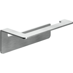 Ccykxa - Stainless Steel Toilet Paper Holder with Adhesive - Wall Mounted Toilet Paper Roll Holder - No Holes or Drilling - Bathroom