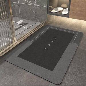 Ccykxa - Super Absorbent Floor Mat, Anti-dirt, Memory Foam Bath Mat, Non-slip Shower Mat, Non-slip Microfiber Bath Mat 60 x 40 cm
