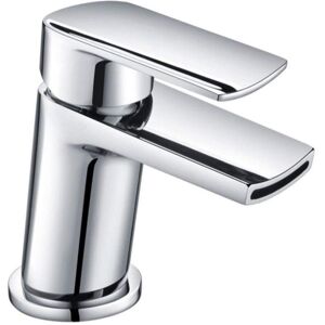 Nes Home - Centa Modern Bathroom Waterfall Chrome Basin Mono Mixer Tap