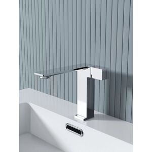 Tonchean - Chrome Bathroom Faucet Two Way Basin Mixer Tap for Bathroom Brass Basin Faucet Modern Faucet