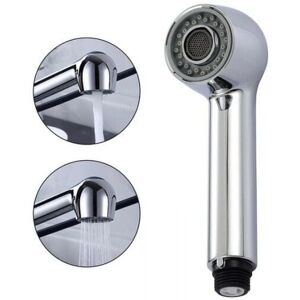 Ymyny - Chrome sink shower faucet with 2 spray types shower head for kitchen mixer tap