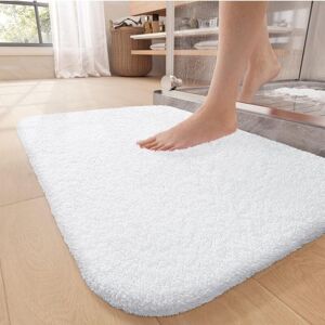 Longziming - Color g Bath Mat 40 x 60 cm, Non-Slip Absorbent Bathroom Mat, Bathroom Mat, Soft Shower Mat, Machine Washable Microfiber for Bathroom,