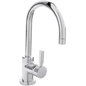 Balterley - Contemporary Arch Round Tall Lever Mono Basin Mixer Tap (Waste Included) - Chrome
