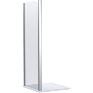 Balterley - Contemporary Shower Enclosure 8mm Glass Side Panel, 900mm, Chrome