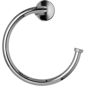 Croydex - Chrome Wall Mounted Towel Ring Holder, Flexi-Fix - Knightsbridge