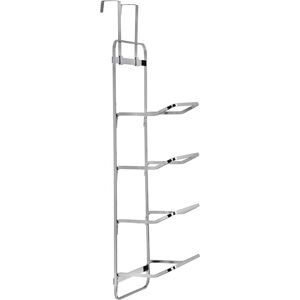 Croydex - Hook Over Multiple Towel Rack, Chrome, Rust Free, 71x20x14cm