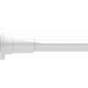Adhesive Shower Rail, Stick 'n' Lock Shower Cubicle Telescopic Rod White - Croydex