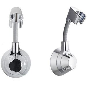 Csparkv - 2pcs Shower Head Holder No Drilling, Shower Head Bracket, Wall Mounted Shower Head Holder Load up to 5 kg, Shower Bracket, for Shower Head