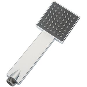 Csparkv - 2Pcs Square Shower Head Large Diameter Exquisite Simple High-end Silver High Pressure Water Saving Bathroom Spray