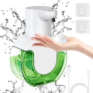 CSPARKV Automatic Soap Dispenser, usb Rechargeable, 4 Level Control Foam Soap Dispenser, 430ml Wall Mounted Soap Dispenser, Shower Soap Dispenser for