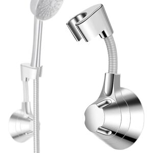 Csparkv - Shower Head Holder No Drilling, Shower Head Bracket, Wall Mounted Shower Head Holder Load up to 5 kg, Shower Bracket, for Bathroom Shower