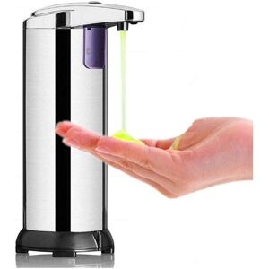 Stainless Steel Electric Soap Dispenser with Base, Waterproof Automatic Soap Dispenser, Infrared Sensor and Adjustable Switch(Updated) - Csparkv
