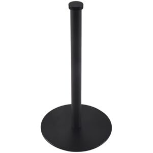 TLILY Desktop Roll Paper Holder Kitchen Vertical Stainless Steel Towel for Countertop Black