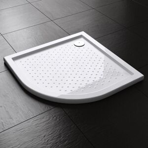 Durovin Bathrooms - Acrylic Shower Tray - Glossy White Finished - Pentagonal - 900 x 900mm