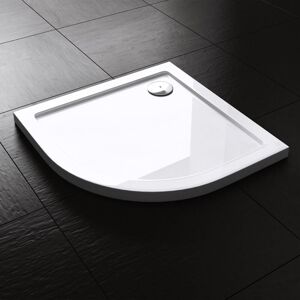 Durovin Bathrooms - Acrylic Shower Tray Glossy White Finish - Quadrant - 1000 x 1000mm