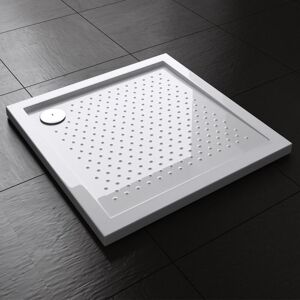 Durovin Bathrooms - Acrylic Shower Tray Anti Slip Surface - Rectangular - 750 x 750mm