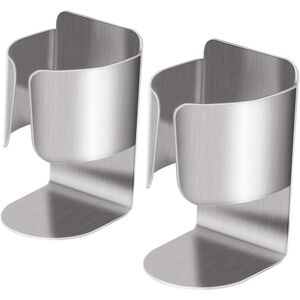 ZVD - Electric Toothbrush Holder, Multifunctional Stainless Steel Self-adhesive Wall Mounted Storage Box 2 Bathroom and Kitchen Accessories