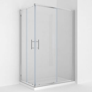 ELEGANT 1200 x 800mm Sliding Shower Door and Enclosure Reversible Corner Entry Shower Cabin with Tray