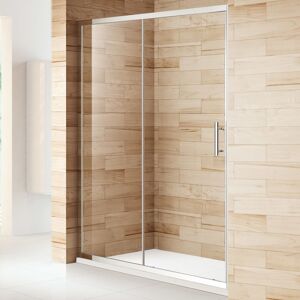 1200mm Sliding Shower Cubicle Enclosure Door Modern Bathroom Screen Glass for Bath - Elegant