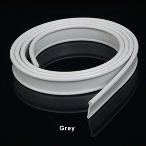 Grey Soft Rubber Shower Door Seal for Folding Bath Screen 1200mm - Elegant