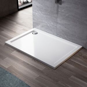 Elegant - Tray for Shower Enclosure 900 x 700 x 40 mm Rectangular Shower Tray + Waste Trap