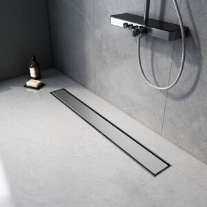 EMKE Shower Drain Insert Linear Stainless Steel Shower Drain with High Flow Capacity Odor Stop and Hair Strainer, 600mm